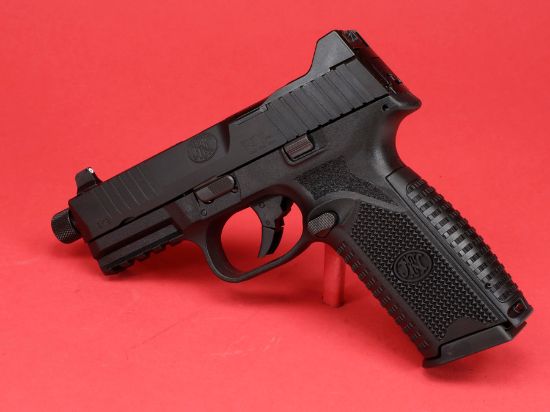 FN America, FN 509 Tactical, Black, Full Size, 9MM, 4.5" Barrel, Polymer Frame, 1-24Rd Magazines and 1-17Rd Magazine, Non-Manual Safety, Suppressor Height Night Sights, Low Profile Optics Mounting System, Threaded Barrel,  Ambi Slide Stop Lever, Ambi Mag Release, FN Soft Case, 845737010119, FFL-FN-66-100375, RTG Parts