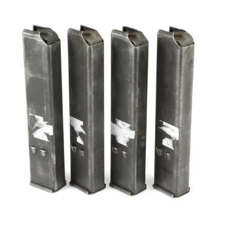 Picture of 4-PACK IMI UZI SMG 25RD 9MM MAGAZINES, G-VG