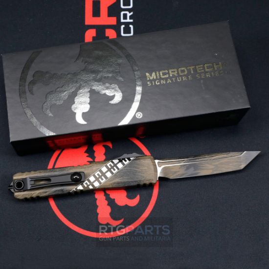 Picture of MICROTECH ULTRATECH GEN IV OTF AUTO KNIFE, WOOKIE TANTO 3.5" M390 11234-1WK