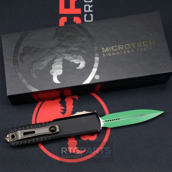 Picture of MICROTECH UTX-85 GEN IV OTF AUTO KNIFE, JEDI MASTER D/E 3.125" M390 DAGGER, 12324-JM