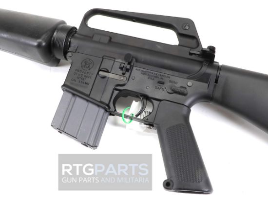 Harrington & Richardson, M16A1, Semi-automatic, AR, 5.56 NATO, 20" Threaded Barrel, 1/2X28 Thread Pitch, Anodized Finish, Black, A1 Pistol Grip, Fixed Stock, Carry Handle Iron Sights, 20 Rounds, 1 Magazine,810141220935, FFL-HR51655139751, RTG Parts