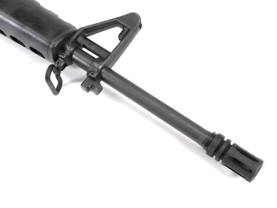 Harrington & Richardson, M16A1, Semi-automatic, AR, 5.56 NATO, 20" Threaded Barrel, 1/2X28 Thread Pitch, Anodized Finish, Black, A1 Pistol Grip, Fixed Stock, Carry Handle Iron Sights, 20 Rounds, 1 Magazine,810141220935, FFL-HR51655139751, RTG Parts