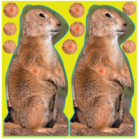 Birchwood Casey, Shoot-N-C, Prairie Chuck, 8" Targets, 12-Pack, 029057347869, GER-BC-34786, RTG Parts