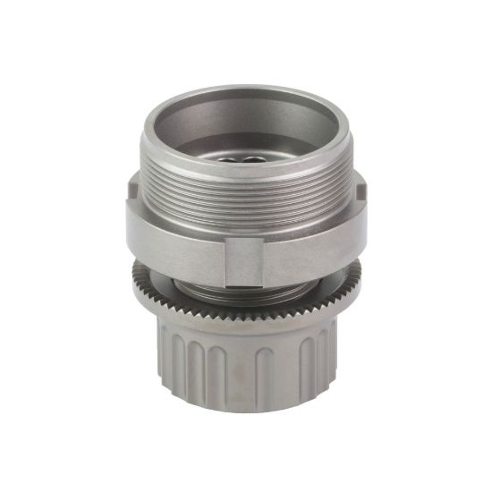 B&T USA, RQD Tri Lug, Suppressor Mount, 9MM, HUB Compatible Suppressor to B&T/HK Spec Tri-Lug Barrel, Stainless Steel and Titanium Finish, 840225721812, BT-SD-145712, RTG Parts