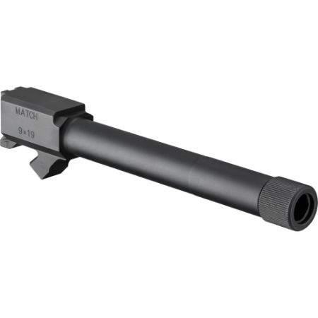 Springfield, XD-M Threaded Barrel, 9MM, Fits XD-M 9MM 4.5", 5.28" Total Length, Melonite Finish, Black, 706397962890, SPR-XDM0901TB-KIT, RTG Parts