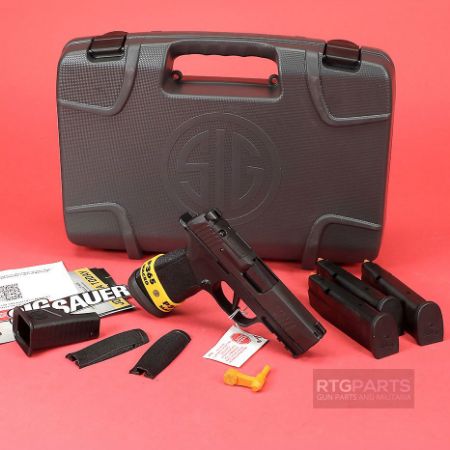  Sig Sauer, P365, XMACRO TACOPS, Compact, 9MM, 3.7" Barrel, Matte Finish, Black, Detachable Magwell, Extended Slide Catch Lever, Xray 3 Day/Night Sights, Optic Ready, 17 Rounds, 4 Magazines, X-Macro, 798681681686, xmacrooverstock, FFL-SIG-365XCA-9-TACOPS, RTG Parts
