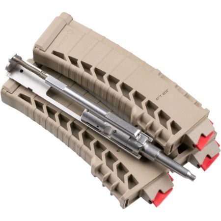 CMMG AR CONVERSION KIT 22LR, STAINLESS BOLT, THREE 25RD MAGAZINES, Flat Dark Earth, FDE, 840442507633, ARR-22BA651-FDE, RTG Parts