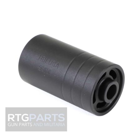 Picture of HBI 2.5" BLAST SHIELD, 9MM, 3-LUG, BLACK