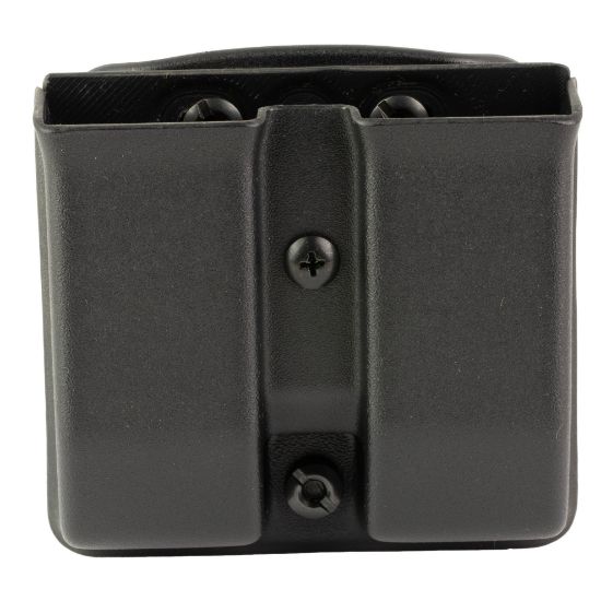 MFT Double Pistol Magazine Pouch, Fits Sig P320/M17/M18/M&P 9MM, Black, Adjustable Retention, Includes 1.5" Belt Loop, Mission First Tactical, 810099437843, MAG-H10DMP-SG32-150, RTG Parts