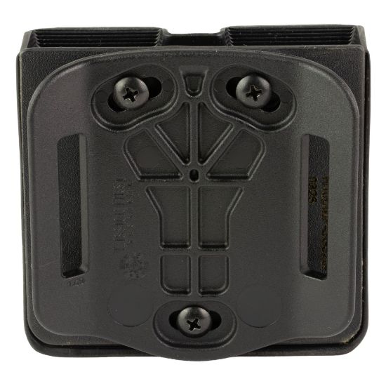 MFT Double Pistol Magazine Pouch, Fits Sig P320/M17/M18/M&P 9MM, Black, Adjustable Retention, Includes 1.5" Belt Loop, Mission First Tactical, 810099437843, MAG-H10DMP-SG32-150, RTG Parts
