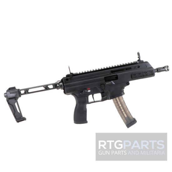 Picture of SPRINGFIELD KUNA 9MM ROLLER DELAYED 6" PISTOL W/ FOLDING BRACE, KN9069B-FSA