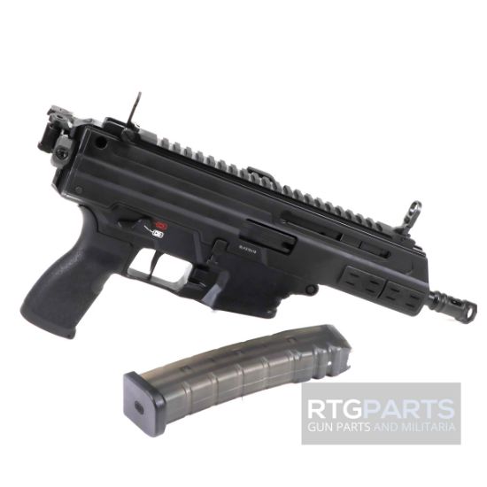 Picture of SPRINGFIELD KUNA 9MM ROLLER DELAYED 6" PISTOL W/ FOLDING BRACE, KN9069B-FSA