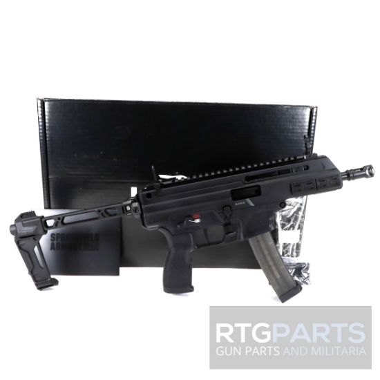 Picture of SPRINGFIELD KUNA 9MM ROLLER DELAYED 6" PISTOL W/ FOLDING BRACE, KN9069B-FSA
