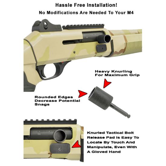 GG&G Benelli M4 Tactical Charging Handle, Oversized Cocking Handle, 813157000485, GGG-1032, RTG Parts