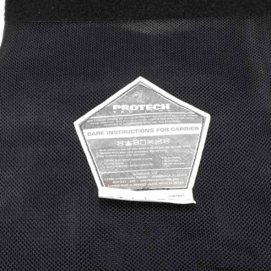 Picture of PROTECH BODY ARMOR, BLACK, SHELL ONLY, L-R, USED GOOD