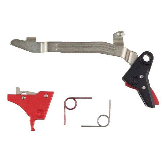 Timney Triggers, Alpha Competition Trigger, Fits Ruger RXM, Black and Red, 081950257744, TT-ALPHARXM-RED, RTG Parts