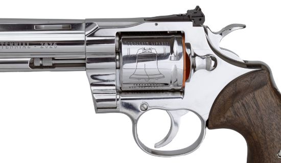 Colt's Manufacturing, Python, Revolver, Double/Single Action, 357 Magnum, 6 Rounds, 6" Vent Rib Barrel, 250th Anniversary Model, Walnut Grips, 000USA250-500USA250 Semiquincentennial, 098289003799,  FFL-COLT-PYTHONSP6WTS250, RTG Parts