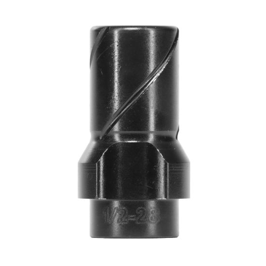 HUXWRX Safety Co., 3-Lug Muzzle Device, 9MM, 1/2X28 Threads, Matte Finish, Black, 706433763726, MIS-HUX-2346, RTG PARTS
