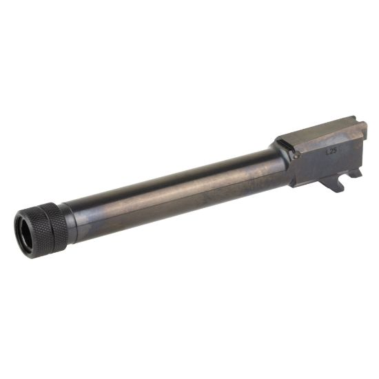 Sig Sauer, Barrel, 9MM, 4.9" Threaded Barrel, 1/2X28 Thread Pitch, Fits Sig P365 Fuse, Nitride Finish, Black, Loaded Chamber Indicator, 798681734634, SIG-8902025, RTG Parts