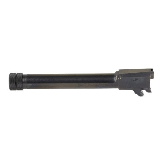 Sig Sauer, Barrel, 9MM, 4.9" Threaded Barrel, 1/2X28 Thread Pitch, Fits Sig P365 Fuse, Nitride Finish, Black, Loaded Chamber Indicator, 798681734634, SIG-8902025, RTG Parts