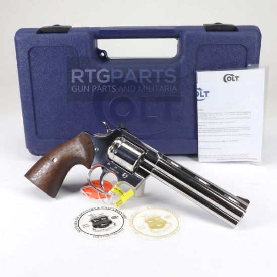 Colt's Manufacturing, Python, Revolver, Double/Single Action, 357 Magnum, 6 Rounds, 6" Vent Rib Barrel, 250th Anniversary Model, Walnut Grips, 000USA250-500USA250 Semiquincentennial, 098289003799, FFL-COLT-PYTHONSP6WTS250, RTG Parts
