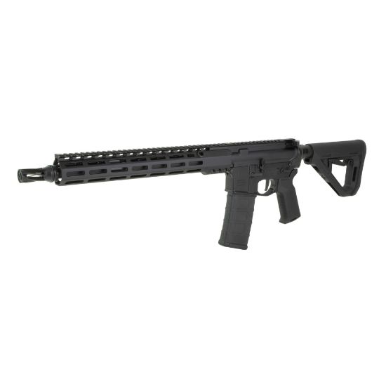 Sons of Liberty Gun Works, M4-L89 Rifle, Semi-automatic, AR, 5.56 NATO, 14.5" Barrel with Pinned and Welded HUXWRX Flash Hider (16" OAL), Anodized Finish, Black, B5 Pistol Grip, B5 Bravo Stock, 30rd Magazine, 657628672395, FFL-SOLGW-M4-L89-556-145-HUX-RIFLE-A-BLK, RTG Parts