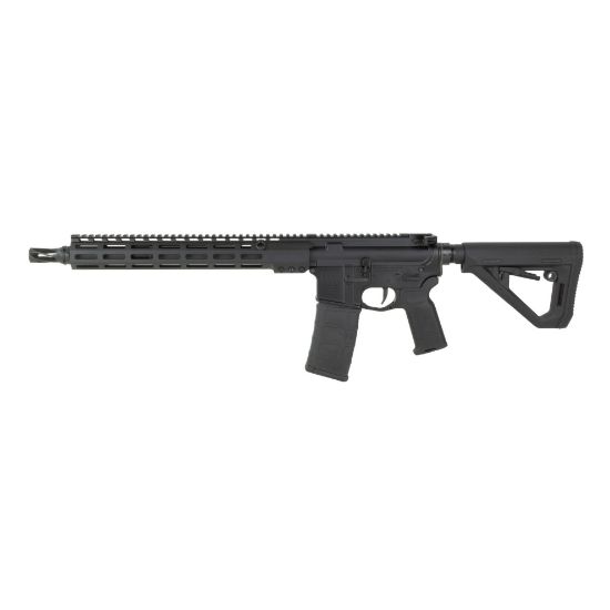 Sons of Liberty Gun Works, M4-L89 Rifle, Semi-automatic, AR, 5.56 NATO, 14.5" Barrel with Pinned and Welded HUXWRX Flash Hider (16" OAL), Anodized Finish, Black, B5 Pistol Grip, B5 Bravo Stock, 30rd Magazine, 657628672395, FFL-SOLGW-M4-L89-556-145-HUX-RIFLE-A-BLK, RTG Parts