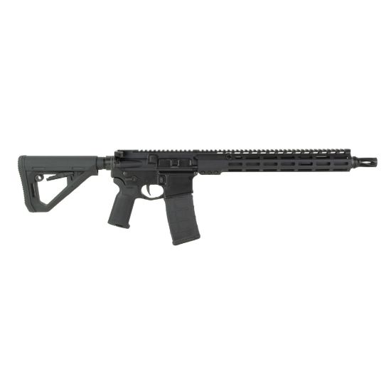 Sons of Liberty Gun Works, M4-L89 Rifle, Semi-automatic, AR, 5.56 NATO, 14.5" Barrel with Pinned and Welded HUXWRX Flash Hider (16" OAL), Anodized Finish, Black, B5 Pistol Grip, B5 Bravo Stock, 30rd Magazine, 657628672395, FFL-SOLGW-M4-L89-556-145-HUX-RIFLE-A-BLK, RTG Parts