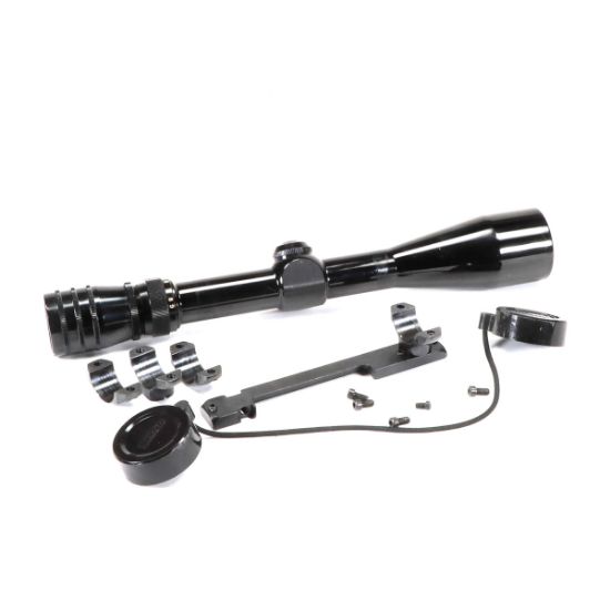 Picture of REDFIELD TRACKER 3-9X32 DUPLEX RIFLE SCOPE W/ RINGS & COVERS