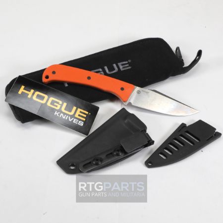 Picture of HOGUE EXTRAK XL 3.9" G10 TUMBLED BLADE, ORANGE G10 GRIPS, CPM MAGNACUT STAINLESS