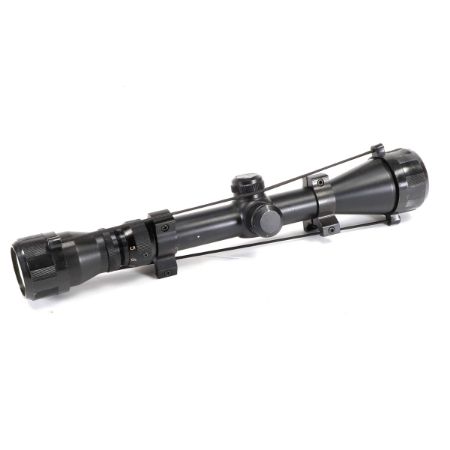 Picture of SIMMONS 8-POINT 3-9X40 DUPLEX SCOPE W/ RINGS USED VG