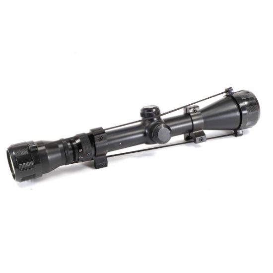Picture of SIMMONS 8-POINT 3-9X40 DUPLEX SCOPE W/ RINGS USED VG