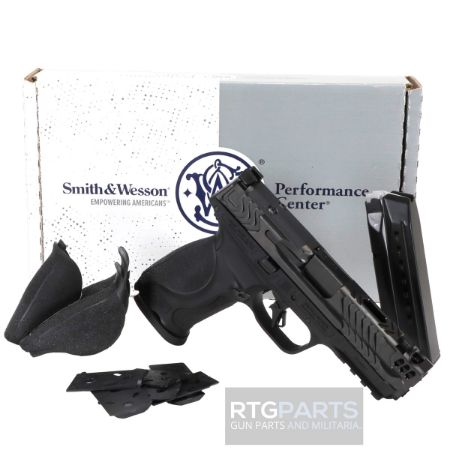 Smith & Wesson, M&P M2.0 Metal, Aluminum Framed Pistol, Full Size, 9MM, 4.22 Ported Barrel, Armornite Finish, Gray, Front Night Sight, Blacked Out Rear Sight, No Manual Safety, Interchangeable Grip Inserts, Optic Ready, Two 17rd Magazines, 022188895742, FFL-SW-13987, RTG Parts