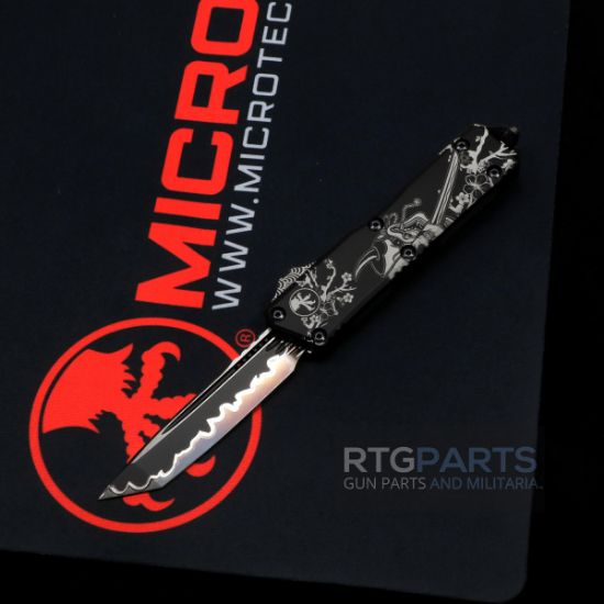 Picture of MICROTECH SCARAB II GEN III EXECUTIVE SAMURAI T/E 4" CERAKOTE HAMON 1177-1URS