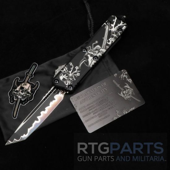 Picture of MICROTECH SCARAB II GEN III EXECUTIVE SAMURAI T/E 4" CERAKOTE HAMON 1177-1URS