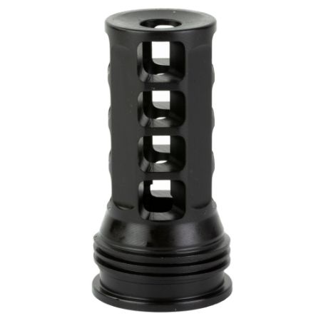 HUXWRX Safety Co., Muzzle Brake-QD, 7.62MM, Black, 1/2X28, Fits HuxWrx/OSS Suppressors, 706433762903, MIS-HUX-1628, RTG PARTS