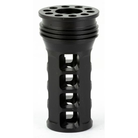HUXWRX Safety Co., Muzzle Brake-QD, 7.62MM, Black, 1/2X28, Fits HuxWrx/OSS Suppressors, 706433762903, MIS-HUX-1628, RTG PARTS