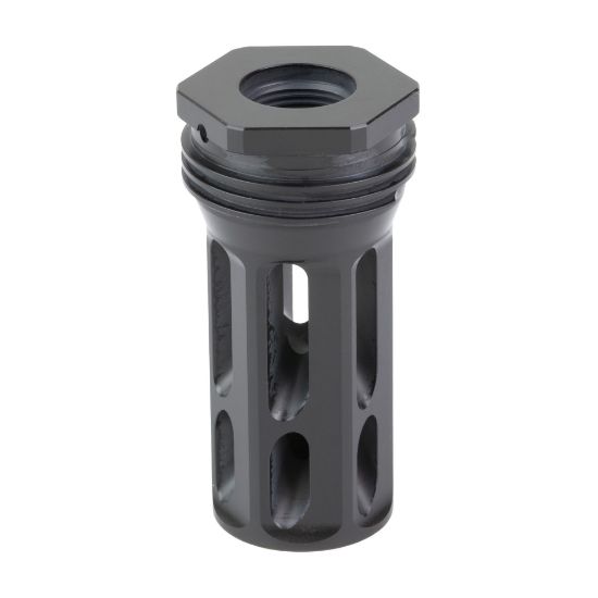HUXWRX Safety Co., Flash Hider-QD, 7.62MM, Black, M14X1 LH, Fits HUXWRX/SS Suppressors, 706433763511, MIS-HUX-2204, RTG PARTS