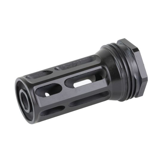 HUXWRX Safety Co., Flash Hider-QD, 7.62MM, Black, M14X1 LH, Fits HUXWRX/SS Suppressors, 706433763511, MIS-HUX-2204, RTG PARTS