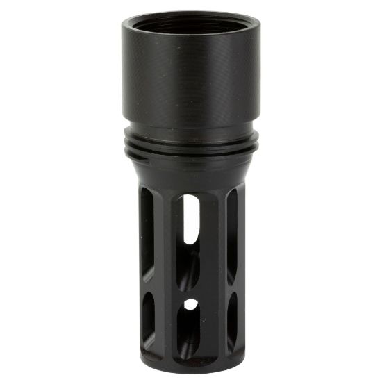 HUXWRX Safety Co., Flash Hider-QD, 7.62MM, Black, M26X1.5 LH, Fits HuxWrx/OSS Suppressors, 706433763306, MIS-HUX-1912, RTG PARTS