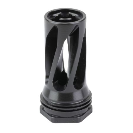 HUXWRX Safety Co., Flash Hider-QD, 6MM, Black, 5/8X24 Thread Pitch, Fits HUXWRX QD and FLOW Suppressors, 706433764341, MIS-HUX-3098, RTG PARTS