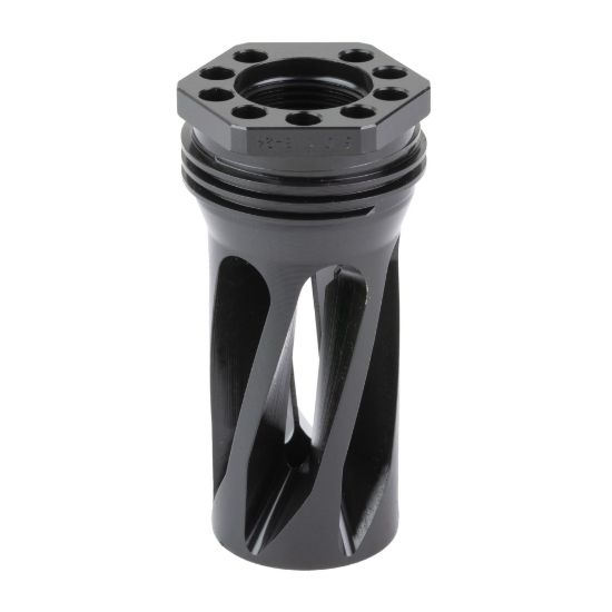HUXWRX Safety Co., Flash Hider-QD, 6MM, Black, 5/8X24 Thread Pitch, Fits HUXWRX QD and FLOW Suppressors, 706433764341, MIS-HUX-3098, RTG PARTS