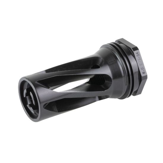 HUXWRX Safety Co., Flash Hider-QD, 6MM, Black, 5/8X24 Thread Pitch, Fits HUXWRX QD and FLOW Suppressors, 706433764341, MIS-HUX-3098, RTG PARTS