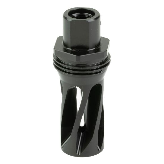 HUXWRX Safety Co., Flash Hider-QD 556 XL, 1/2X28 Long, 223 Remington/5.56 NATO, Flash Hider, Quick Detach Suppressor Mount, Compatible with HX-QD 556K/556/762/762 Ti Magnum Ti Suppressors, 2.96" Long (Adds 2.34" to Barrel), Black, 706433764181, HUX-2885, RTG PARTS