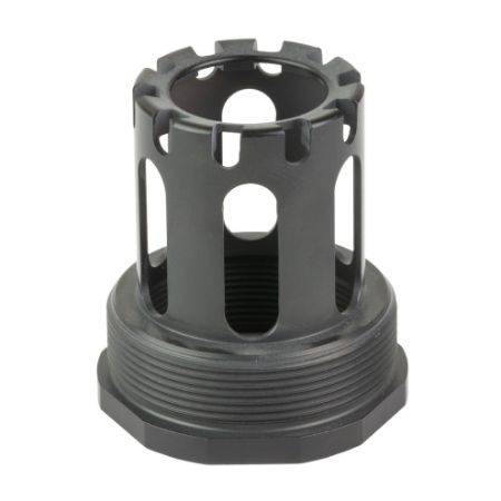 HUXWRX Safety Co., Hub Piston Housing Adapter, Fits FLOW 9k Ti and FLOW Range 36 Ti, 17-4 Stainless Steel, Black, 810176430088, HUX-3352, RTG PARTS