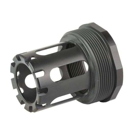 HUXWRX Safety Co., Hub Piston Housing Adapter, Fits FLOW 9k Ti and FLOW Range 36 Ti, 17-4 Stainless Steel, Black, 810176430088, HUX-3352, RTG PARTS