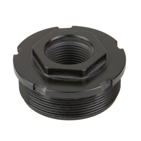 HUXWRX Safety Co., HUB Direct Thread Adapter, 5/8X24 Threads, Matte Finish, Black, Compatible with HUB Pattern Suppressors, 706433764013, HUX-2222, RTG PARTS