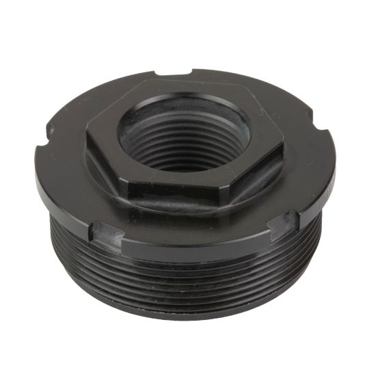 HUXWRX Safety Co., HUB Direct Thread Adapter, 5/8X24 Threads, Matte Finish, Black, Compatible with HUB Pattern Suppressors, 706433764013, HUX-2222, RTG PARTS