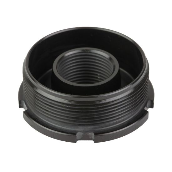 HUXWRX Safety Co., HUB Direct Thread Adapter, 5/8X24 Threads, Matte Finish, Black, Compatible with HUB Pattern Suppressors, 706433764013, HUX-2222, RTG PARTS