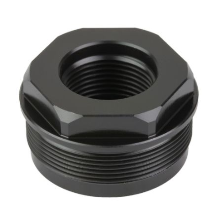 HUXWRX Safety Co., Direct Thread Adapter, 5/8X24 Threads, Fits HUXWRX RAD 9/RAD 45, Matte Finish, Black, 706433763351, HUX-1985, RTG PARTS